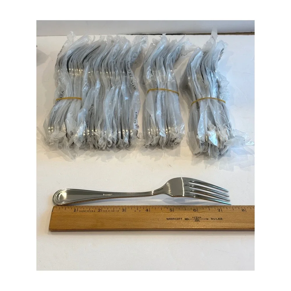 Huge Lot Winco Shangarila Flatware Set 18/8 S/S Spoons Forks New Mixed Lot 119